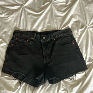 Levi’s 501 Black Shorts